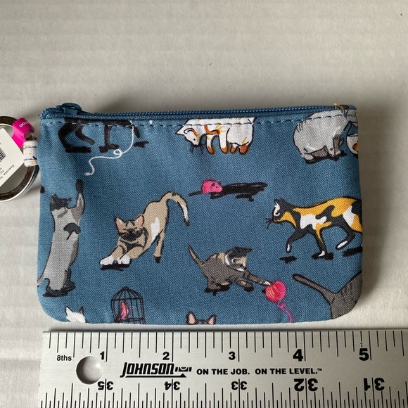 Vera Bradley Zip ID Case Cat’s Meow New - Picture 11 of 12